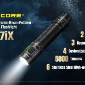 Nitecore P17iX Variable Beam Pattern Tactical Flashlight