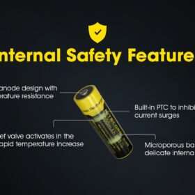 Nitecore NL1410 14500 Rechargeable Li-ion Battery