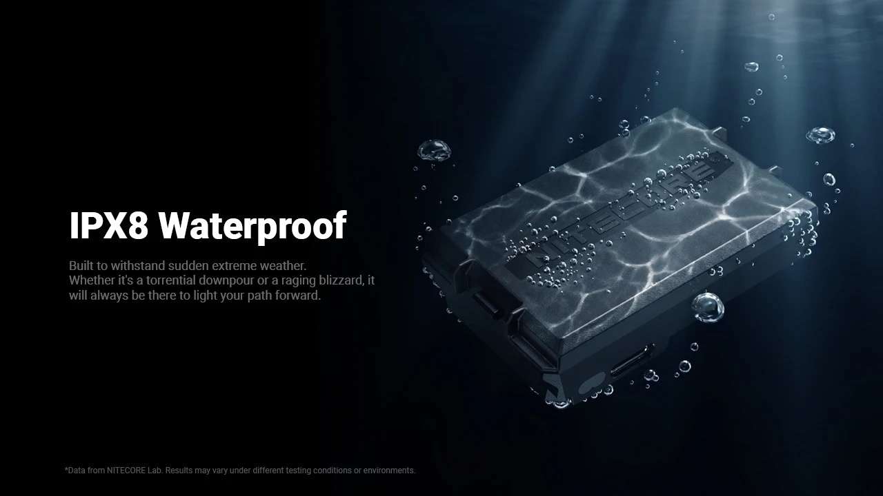 Nitecore HLB2500 All-Weather USB-C Rechargeable Li-ion Battery Pack