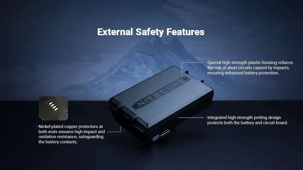 Nitecore HLB2500 All-Weather USB-C Rechargeable Li-ion Battery Pack