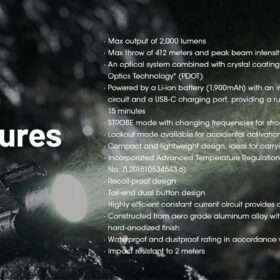 Nitecore NPL35 High-Output Long-Range Tactical Light