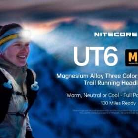 NITECORE UT6 Magnesium Alloy Three Color Temperatures Trail Running Headlamp