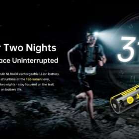 NITECORE UT6 Magnesium Alloy Three Color Temperatures Trail Running Headlamp