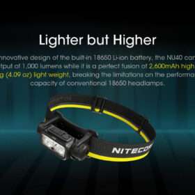 Nitecore NU40 High Performance USB-C Rechargeable Headlamp