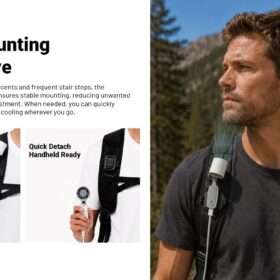 Nitecore NCF20 Lightweight Outdoor Clip-on Fan