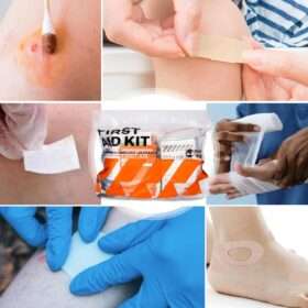 RHINO RESCUE First Aid Kit Refill Set, 240pcs, Waterproof