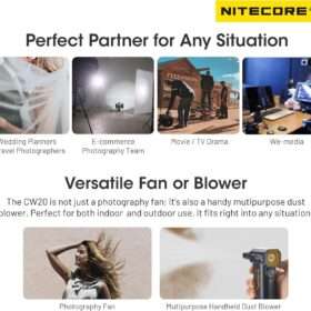 Nitecore CW20 Pocket Photography Fan