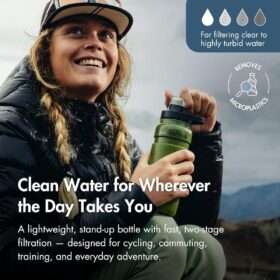 Katadyn BeFree AC 2-Stage Filter Travel Water Bottle 0.7L