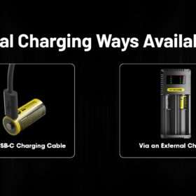 Nitecore NL169R Rechargeable 16340 Battery with USB-C Port