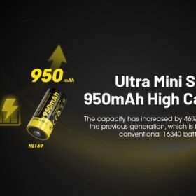 Nitecore NL169 Rechargeable 16340 Battery