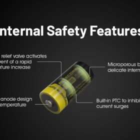 Nitecore NL169 Rechargeable 16340 Battery
