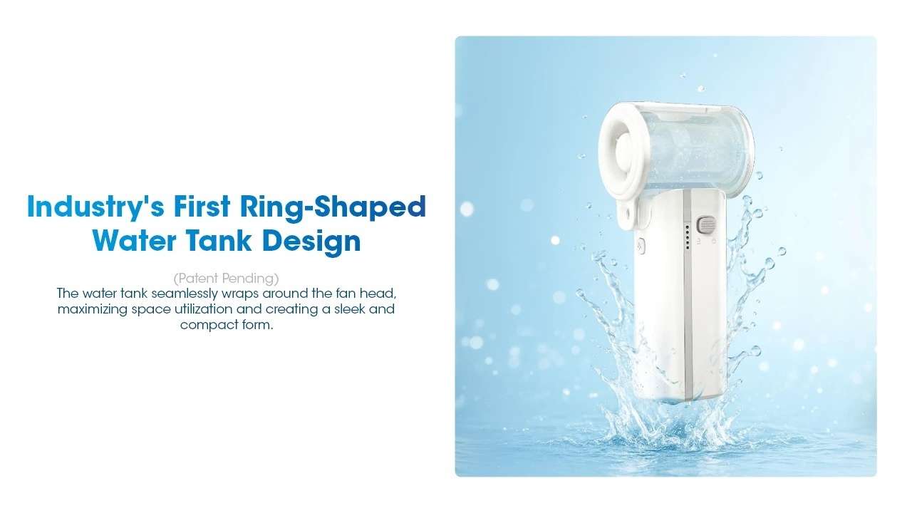 izzCool™ 40 High-Speed Handheld Air Conditioner Fan