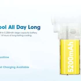 izzCool™ 40 High-Speed Handheld Air Conditioner Fan