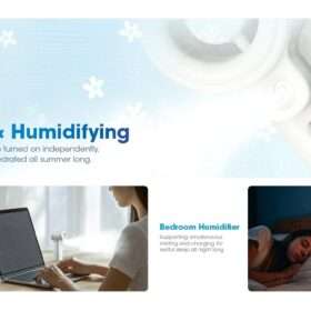 izzCool™ 40 High-Speed Handheld Air Conditioner Fan
