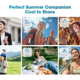 izzCool™ 40 High-Speed Handheld Air Conditioner Fan