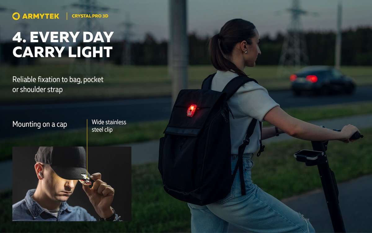 Armytek Crystal Pro 3D – 7-in-1 Multifunctional Light