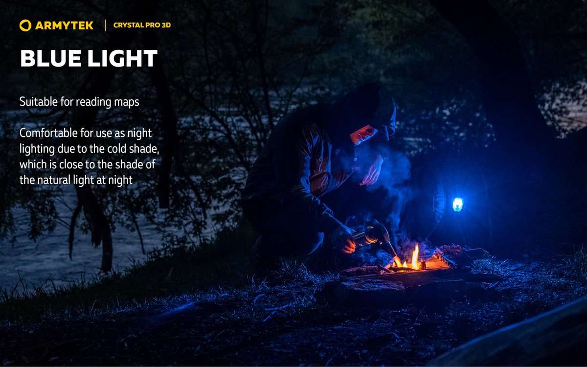 Armytek Crystal Pro 3D – 7-in-1 Multifunctional Light