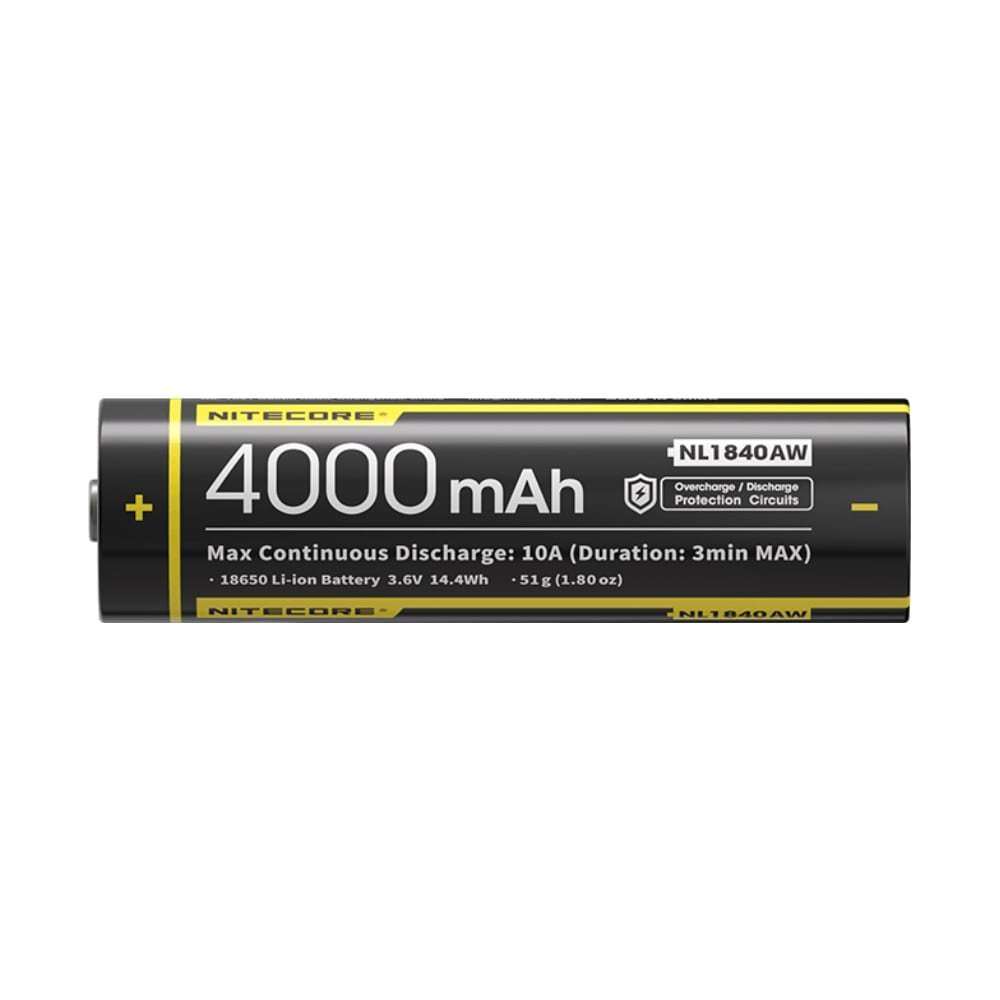 Nitecore NL1840AW All-Weather Li-ion Battery