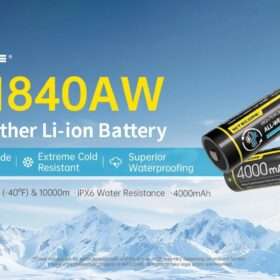 Nitecore NL1840AW All-Weather Li-ion Battery