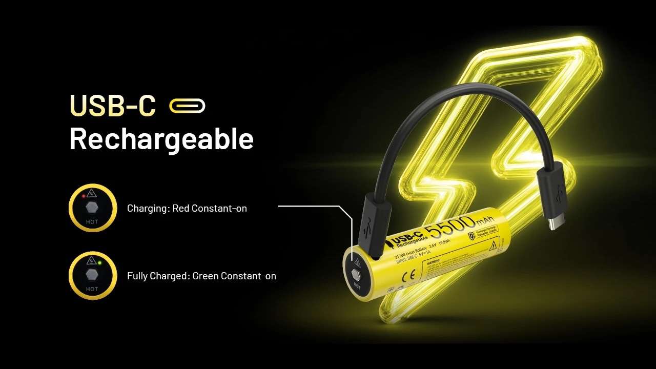 NL2155HPR High Performance USB-C Rechargeable Battery
