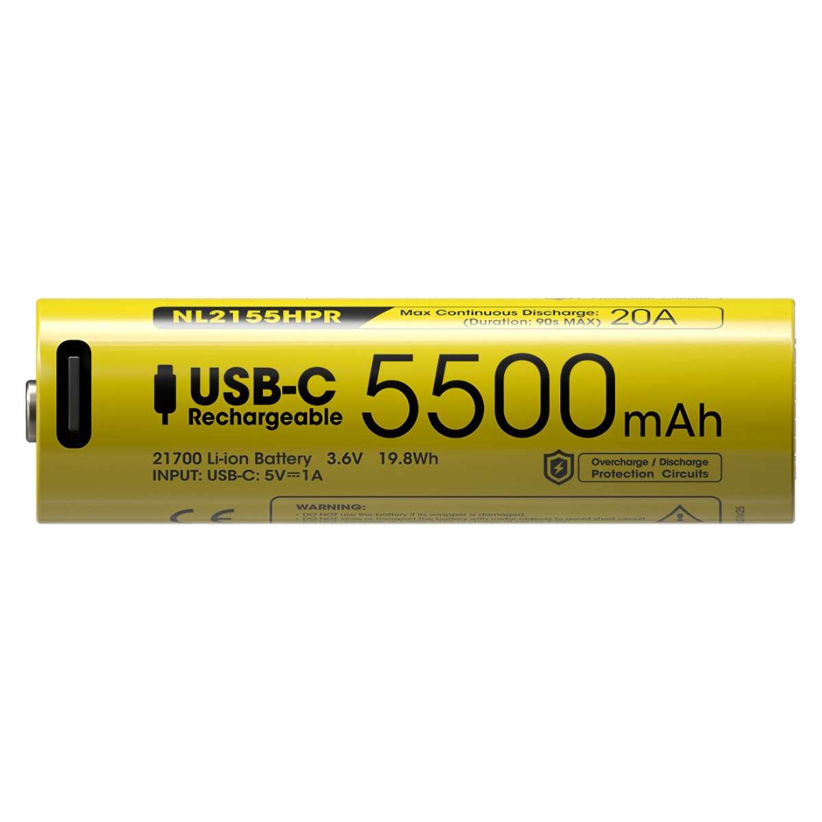 NL2155HPR High Performance USB-C Rechargeable Battery