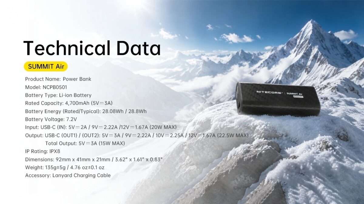 Summit Air Ski Power Bank