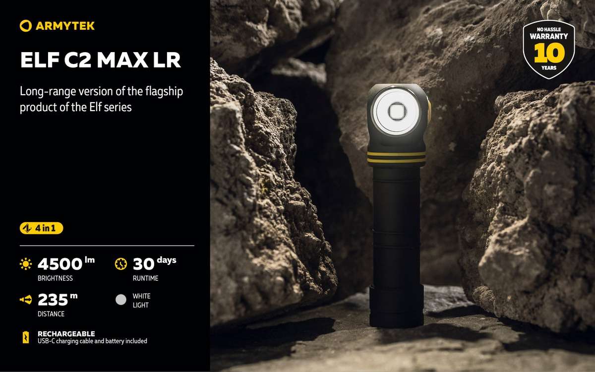 Armytek ELF C2 MAX LR USB-C PCB