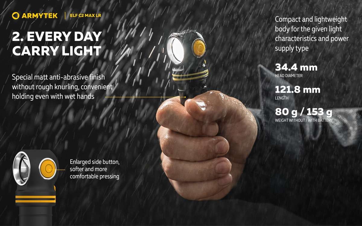 Armytek ELF C2 MAX LR USB-C PCB