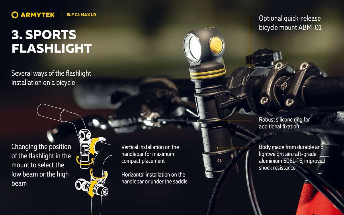 Armytek ELF C2 MAX LR USB-C PCB