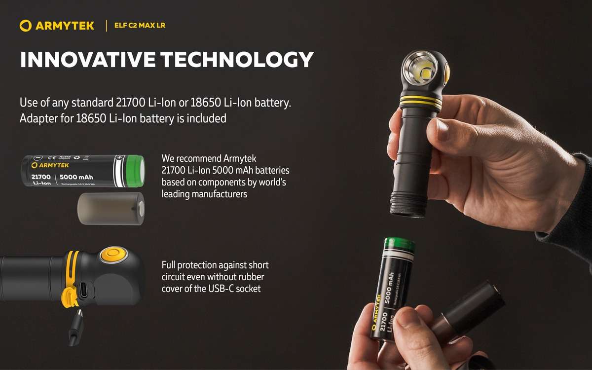 Armytek ELF C2 MAX LR USB-C PCB