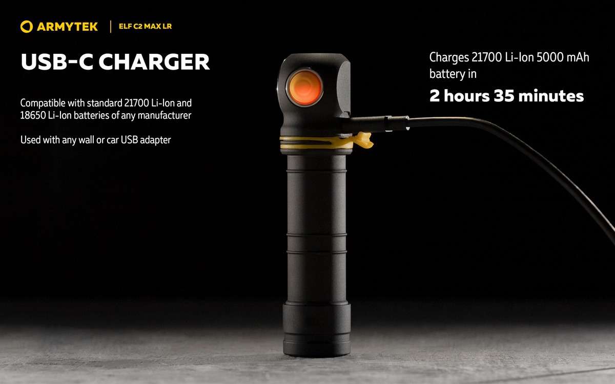 Armytek ELF C2 MAX LR USB-C PCB