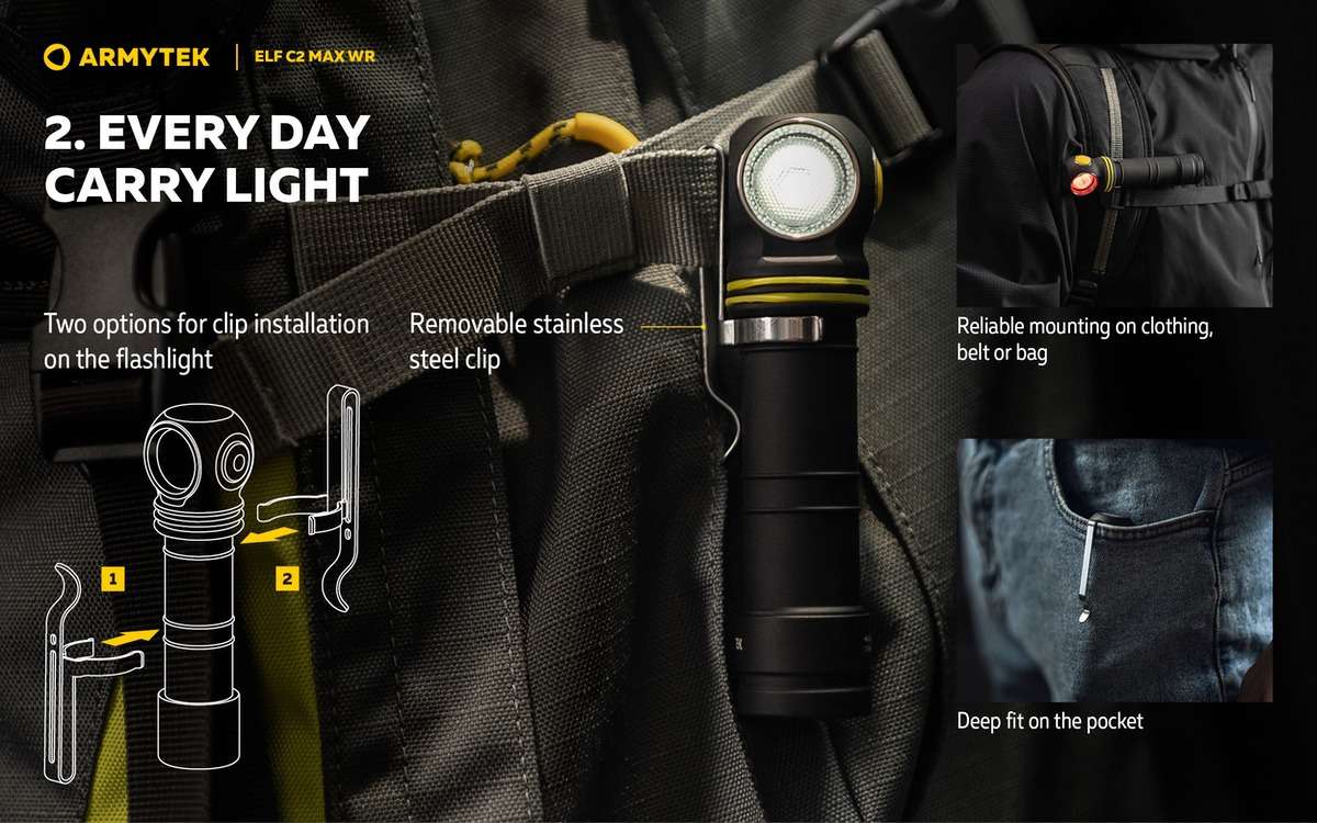 Armytek Elf C2 Max WR USB-C PCB