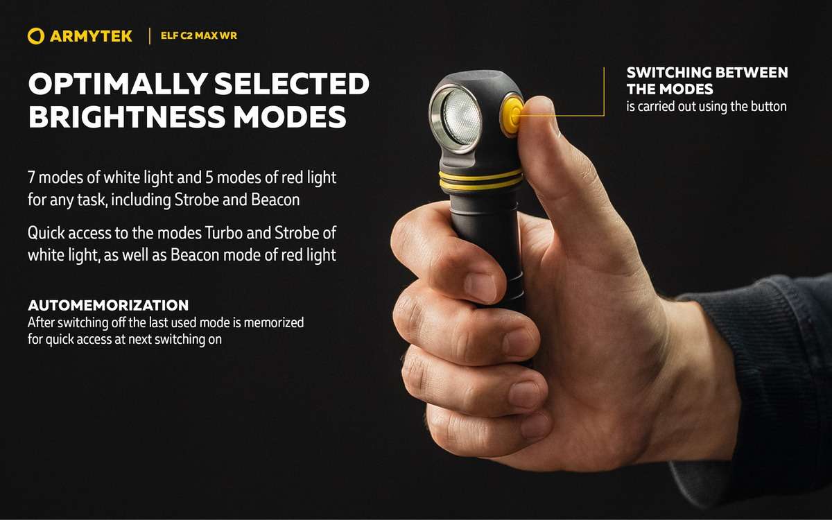 Armytek Elf C2 Max WR USB-C PCB