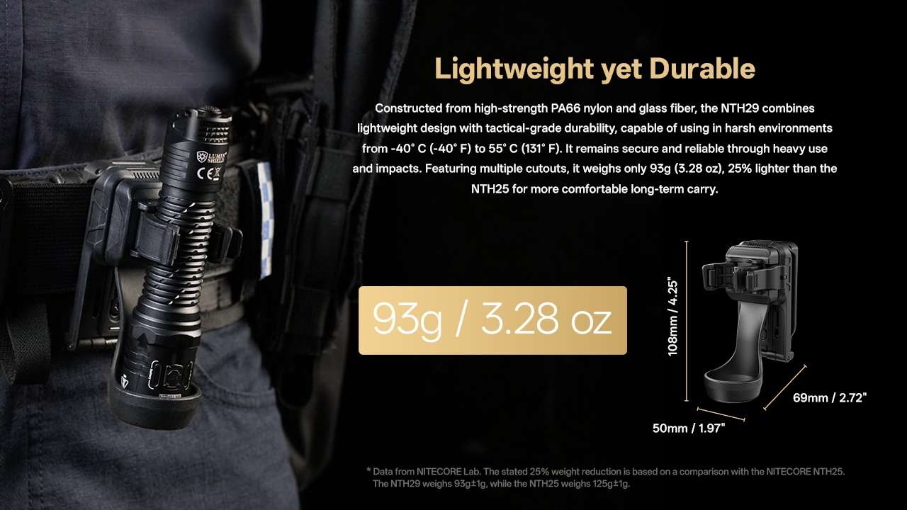 Nitecore NTH29 Tactical Flashlight Holster